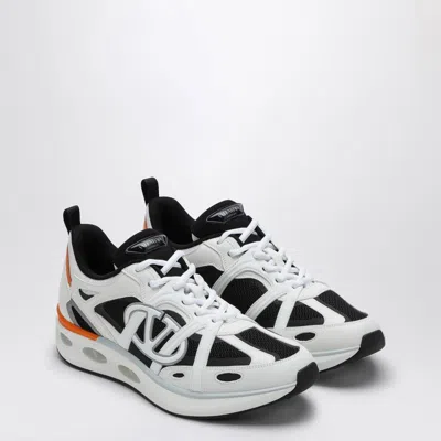 VALENTINO GARAVANI VLOGO EASYJOG WHITE/BLACK/ORANGE SNEAKERS