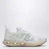 Valentino White Leather And Fabric Vlogo Easyjog Sneakers In White