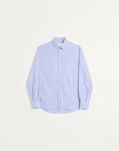VALENTINO VALENTINO VLOGO EMBROIDERED COTTON SHIRT