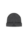 Valentino Vlogo-embroidered Ribbed Wool Beanie In Blue