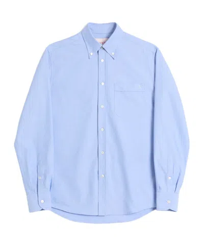VALENTINO VALENTINO LOGO EMBROIDERED LONG SLEEVED SHIRT