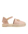 Valentino Garavani Vlogo Signature Ballerina In Laminated Grainy Calfskin 25mm Woman Rose Cannelle 4 In Cinnamon Rose