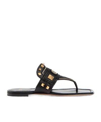 VALENTINO GARAVANI VALENTINO GARAVANI ROCKSTUD SLIP-ON FLIP FLOPS