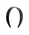 Valentino Vlogo Crystal-embellished Headband In Black