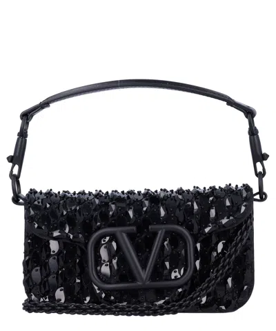 Valentino Garavani Vlogo Handbag In Black