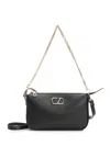 Valentino Vlogo Handbags Black