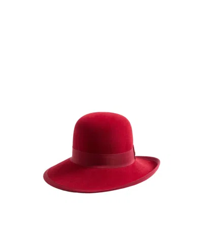 Valentino Garavani Vlogo Hat In Red