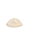 Valentino Garavani Vlogo Signature Knitted Cotton Beanie In Nude