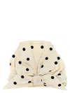 Valentino Silk Headband With Braided Bow Detail