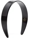 Valentino Curved Headband In Black