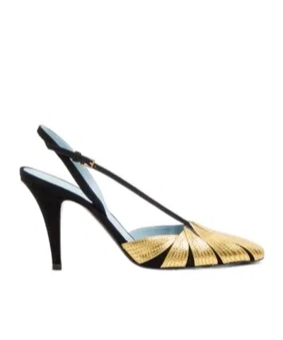 VALENTINO GARAVANI VALENTINO GARAVANI FOLIEFOLIAGE METALIC DETAILED PUMPS