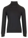 Valentino Black Vlogo Signature Turtleneck In Black