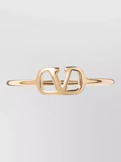 Valentino Garavani Vlogo Icon Thin Band Ring Design