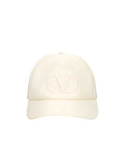 Valentino Garavani Vlogo Iconic Baseball Hat In White