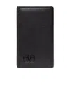 Valentino Vlogo Keyring Pouch In Black