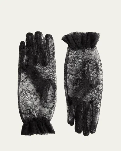 VALENTINO GARAVANI VLOGO LACE GLOVES