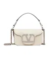 Valentino Super Mini Loc1 Shoulder Bag In White