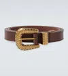 Valentino Vlogo Leather Belt