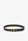 Valentino Vlogo Signature Belt In Black