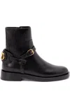 Valentino V Logo Signature Boot In Black