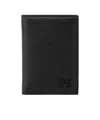 Valentino Vlogo Leather Cardholder In Black