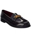 Valentino Garavani Vlogo Signature Buffalo Loafer 20mm Woman Black 41.5