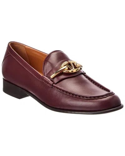 Valentino Garavani Valentino Vlogo Leather Loafer