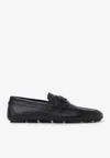Valentino Vlogo Signature Slip-on Loafers In Black
