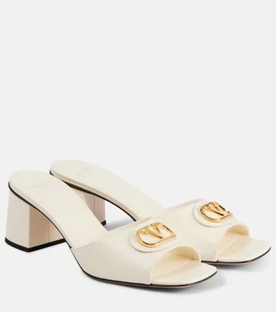Valentino Garavani Pantoletten Vlogo Signature Aus Leder