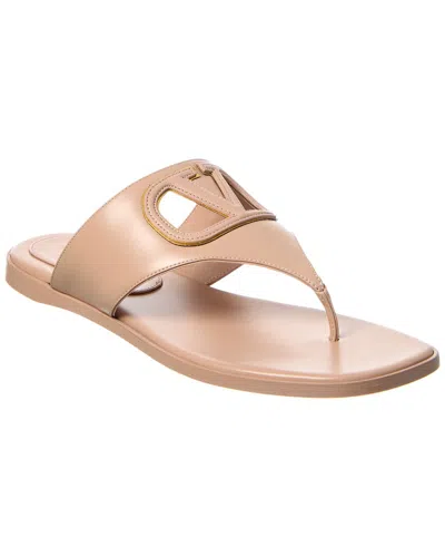 Valentino Garavani Valentino Vlogo Cut Out Leather Sandal