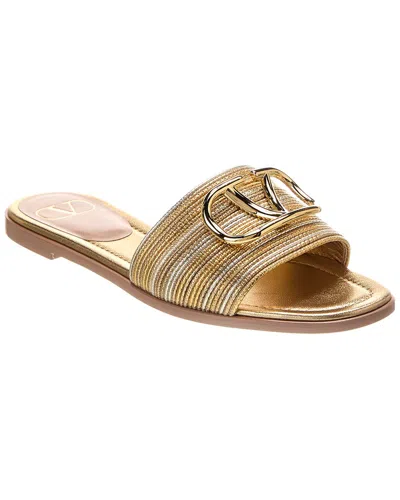 VALENTINO GARAVANI VALENTINO VLOGO SIGNATURE LEATHER SANDAL