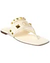 Valentino `vg Plaster Caster` Thong Sandals In White