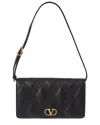 Valentino Quiltie 67 Mini Shoulder Bag In Quilted Nappa In Black