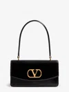 Valentino Vain Bag With Handle In Leather In Black