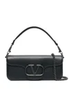 Valentino Loco' Leather Shoulder Bag In Schwarz