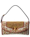 Valentino Vlogo Leather-trim Shoulder Bag In Multi