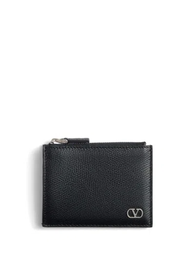 VALENTINO GARAVANI VLOGO LEATHER WALLET