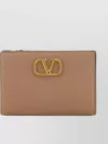 Valentino Powder Pink Leather Vlogo Wallet