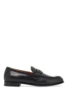 Valentino Vlogo Signature Leather Loafers In Black