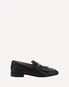 Valentino Vlogo Signature Kidskin Loafer With Fringes