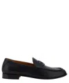 Valentino Vlogo Signature Leather Loafers In Black