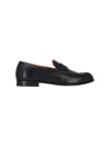 Valentino Vlogo Signature Leather Loafers In Black