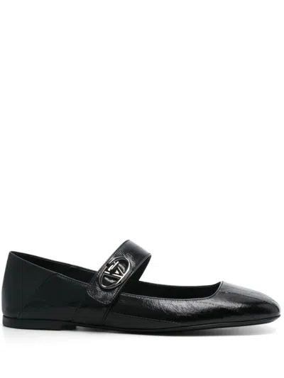 VALENTINO GARAVANI VLOGO LOCKER BALLET FLATS