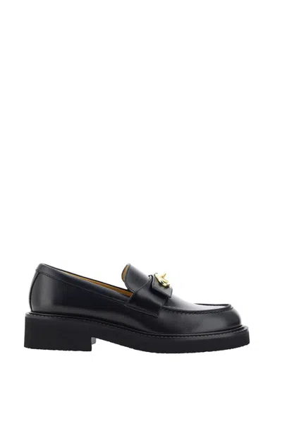 Valentino Garavani Vlogo Locker Loafer In Black