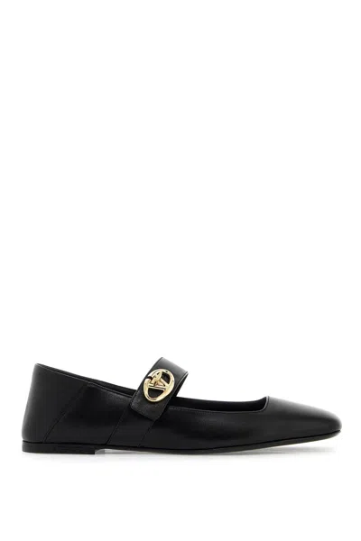 Valentino Garavani Flats In Black