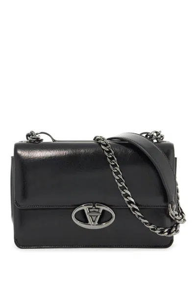 【VALENTINO GARAVANI】Vlogo Locker Shoulder Bag VALENTINO GARAVANI vlogo locker shoulder bag Black Valentino