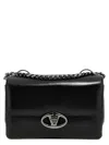 Valentino Vlogo Locker Shoulder Bag In Black