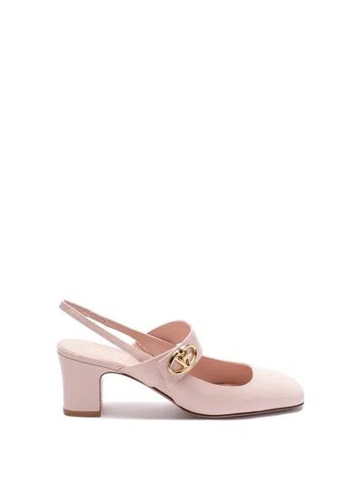 Valentino Garavani Vlogo Locker Slingback Pumps 60 In Pink