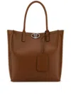 Valentino Vlogo Locker Tote Bag In Brown