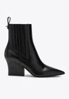 Valentino Vlogo Lockette Booties In Black